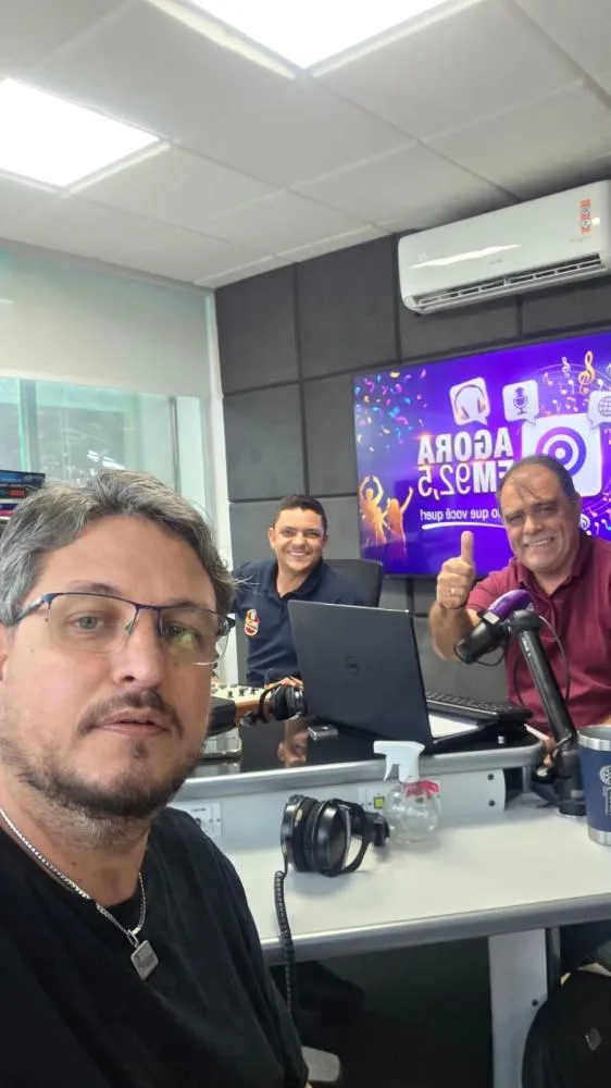 Edil Caldeira, Cláudio Santos e Marcelo Marreta formam trio que promete sacudir o rádio de Rondonópolis na Agora FM 92,5